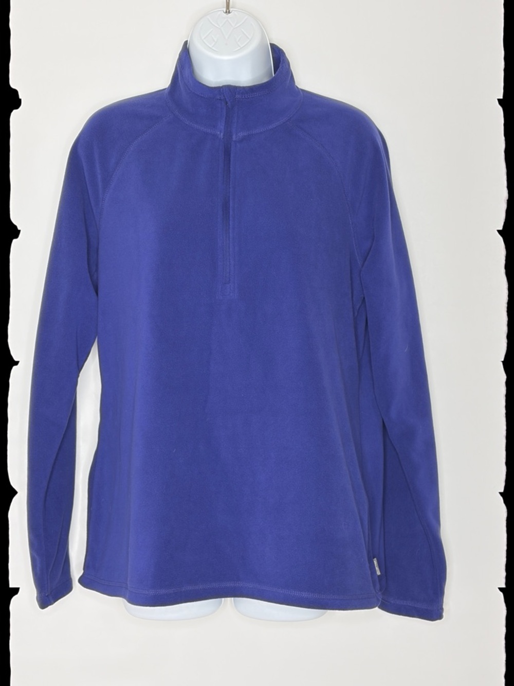 𝅺eddie Bauer zip up, cobalt blue, size L